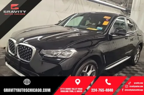 Black 2023 BMW X4 xDrive30i for sale in Highland Park, IL