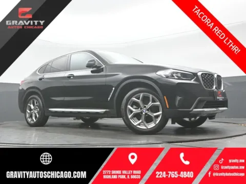 Black 2023 BMW X4 xDrive30i for sale in Highland Park, IL