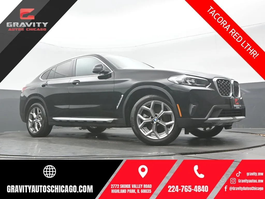 Black 2023 BMW X4 xDrive30i for sale in Highland Park, IL