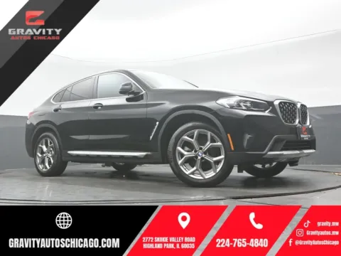 Black 2023 BMW X4 xDrive30i for sale in Highland Park, IL