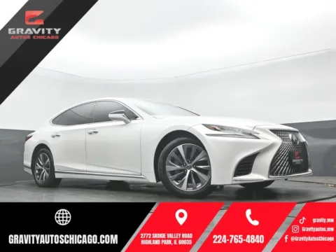 White 2018 Lexus LS 500 Base for sale in Highland Park, IL