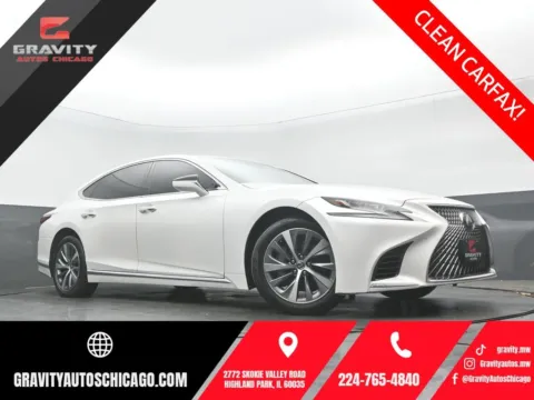 White 2018 Lexus LS 500 Base for sale in Highland Park, IL