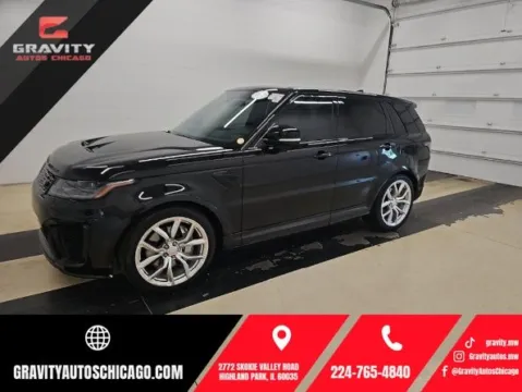Black 2021 Land Rover Range Rover Sport SVR for sale in Highland Park, IL