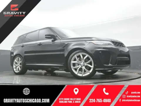 Black 2021 Land Rover Range Rover Sport SVR for sale in Highland Park, IL