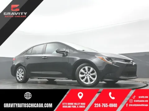 Black 2022 Toyota Corolla LE for sale in Highland Park, IL