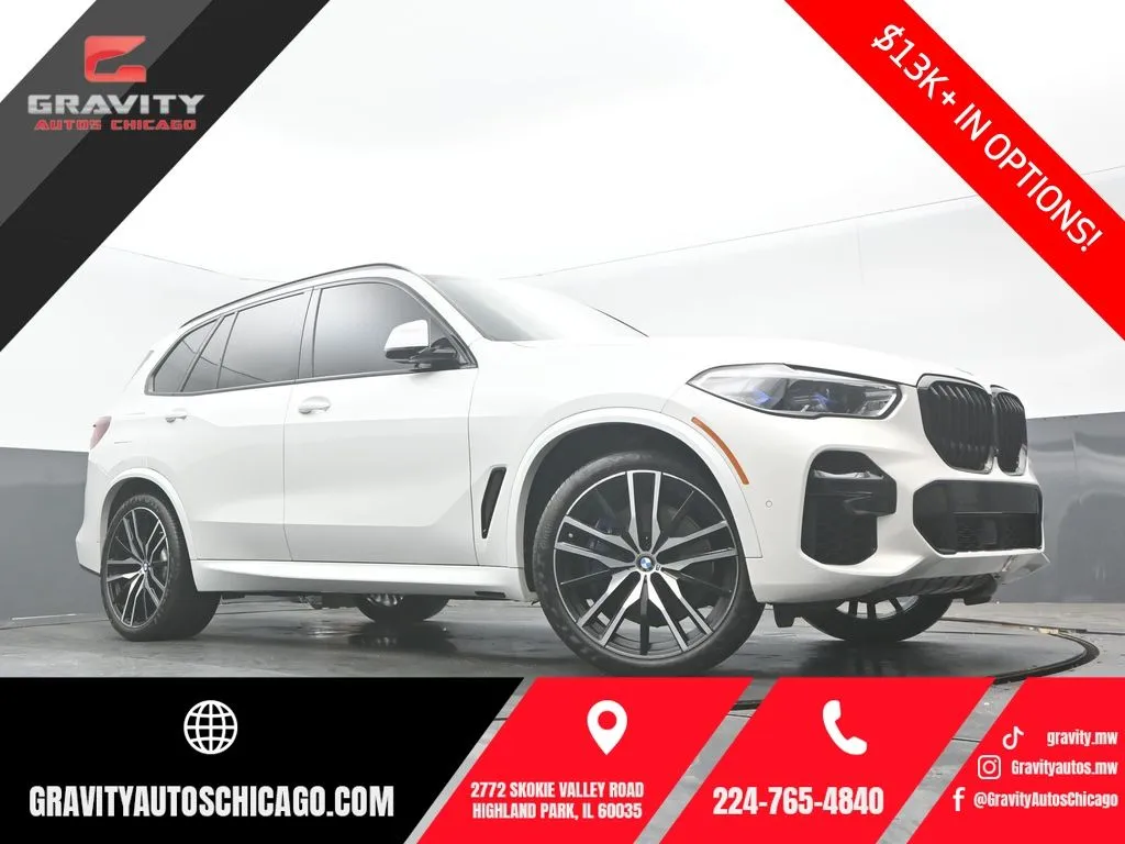 White 2022 BMW X5 M50i for sale in Highland Park, IL
