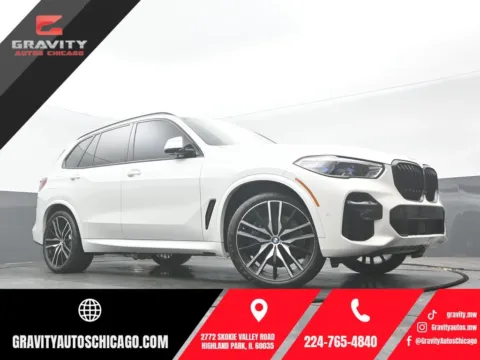 White 2022 BMW X5 M50i for sale in Highland Park, IL