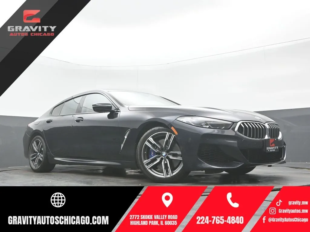 Black 2020 BMW 8 Series 840 for sale in Highland Park, IL