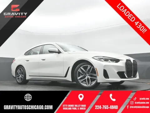 White 2023 BMW 4 Series 430i Gran Coupe for sale in Highland Park, IL