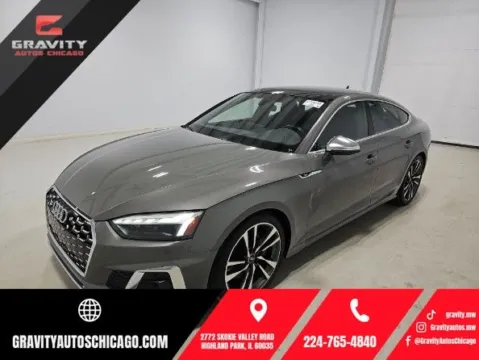 Gray 2023 Audi S5 Sportback Premium Plus for sale in Highland Park, IL