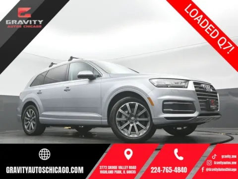 Silver 2019 Audi Q7 45 Premium Plus for sale in Highland Park, IL