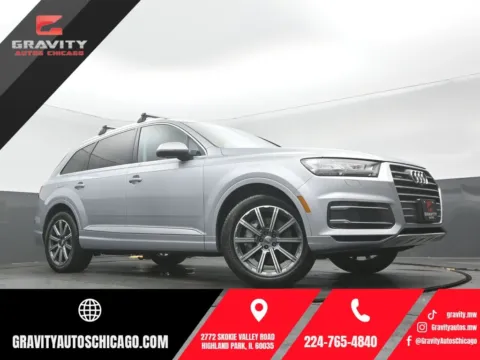 Silver 2019 Audi Q7 45 Premium Plus for sale in Highland Park, IL