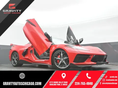 Red 2022 Chevrolet Corvette Stingray for sale in Highland Park, IL