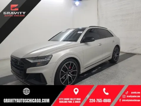 Beige 2023 Audi Q8 55 Premium Plus for sale in Highland Park, IL