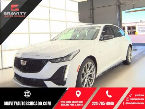 White 2023 Cadillac CT5 Sport for sale in Highland Park, IL