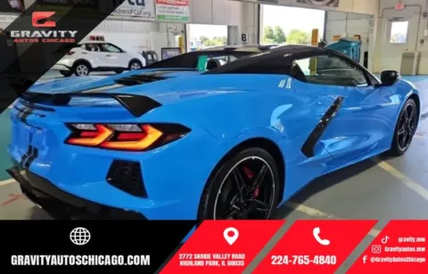Blue 2022 Chevrolet Corvette Stingray for sale in Highland Park, IL