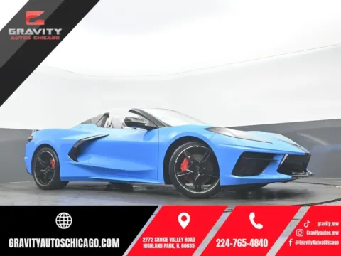 Blue 2022 Chevrolet Corvette Stingray for sale in Highland Park, IL