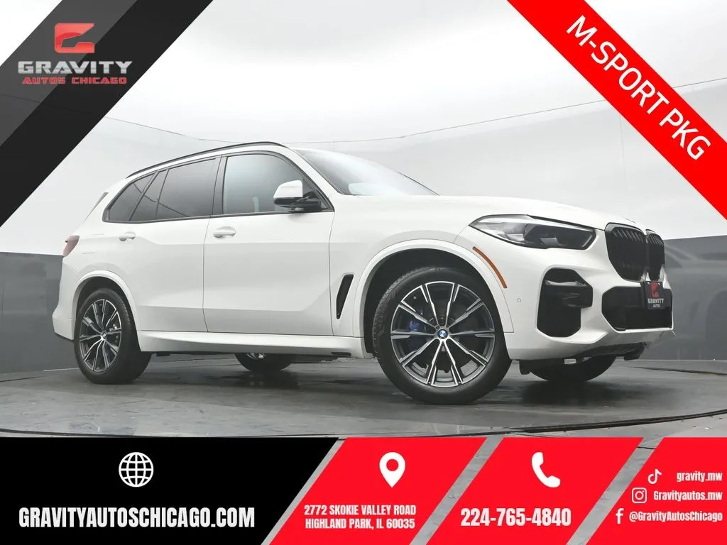 White 2023 BMW X5 xDrive40i for sale in Highland Park, IL