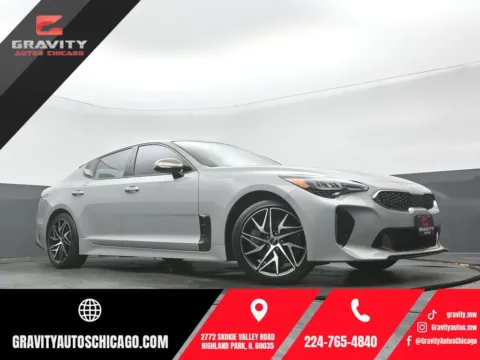 White 2023 Kia Stinger GT-Line for sale in Highland Park, IL