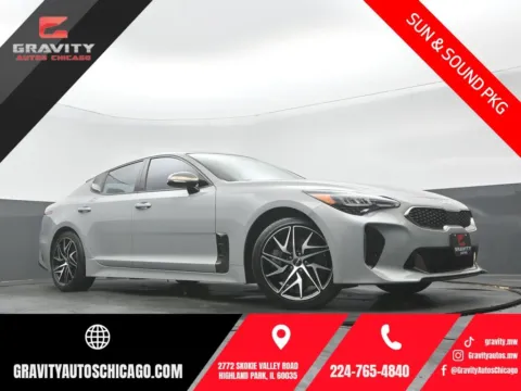 White 2023 Kia Stinger GT-Line for sale in Highland Park, IL