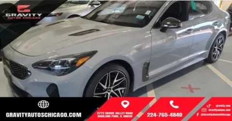 White 2023 Kia Stinger GT-Line for sale in Highland Park, IL