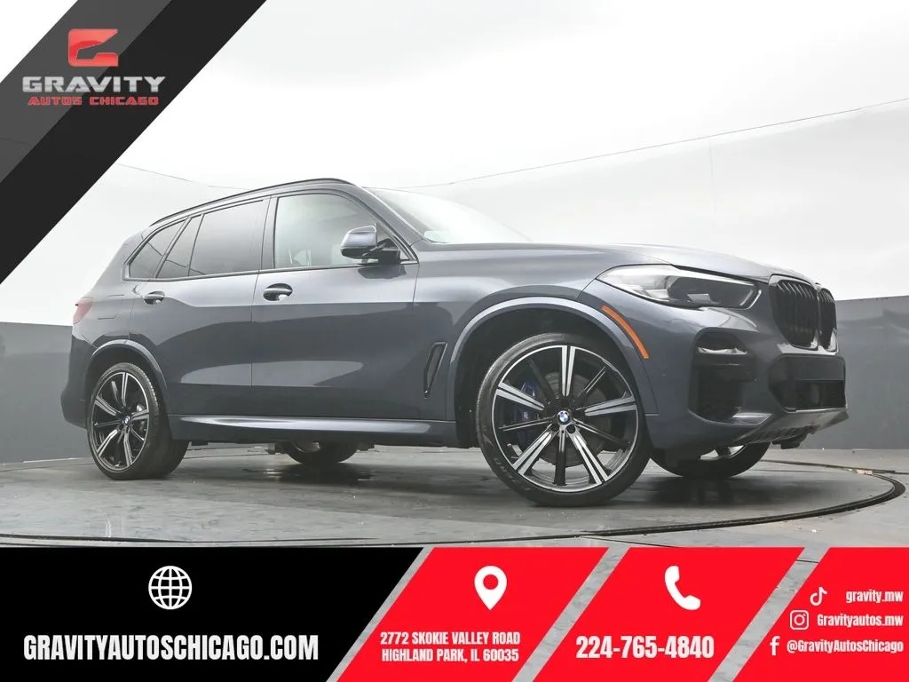 Gray 2022 BMW X5 M50i for sale in Highland Park, IL