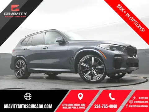 Gray 2022 BMW X5 M50i for sale in Highland Park, IL
