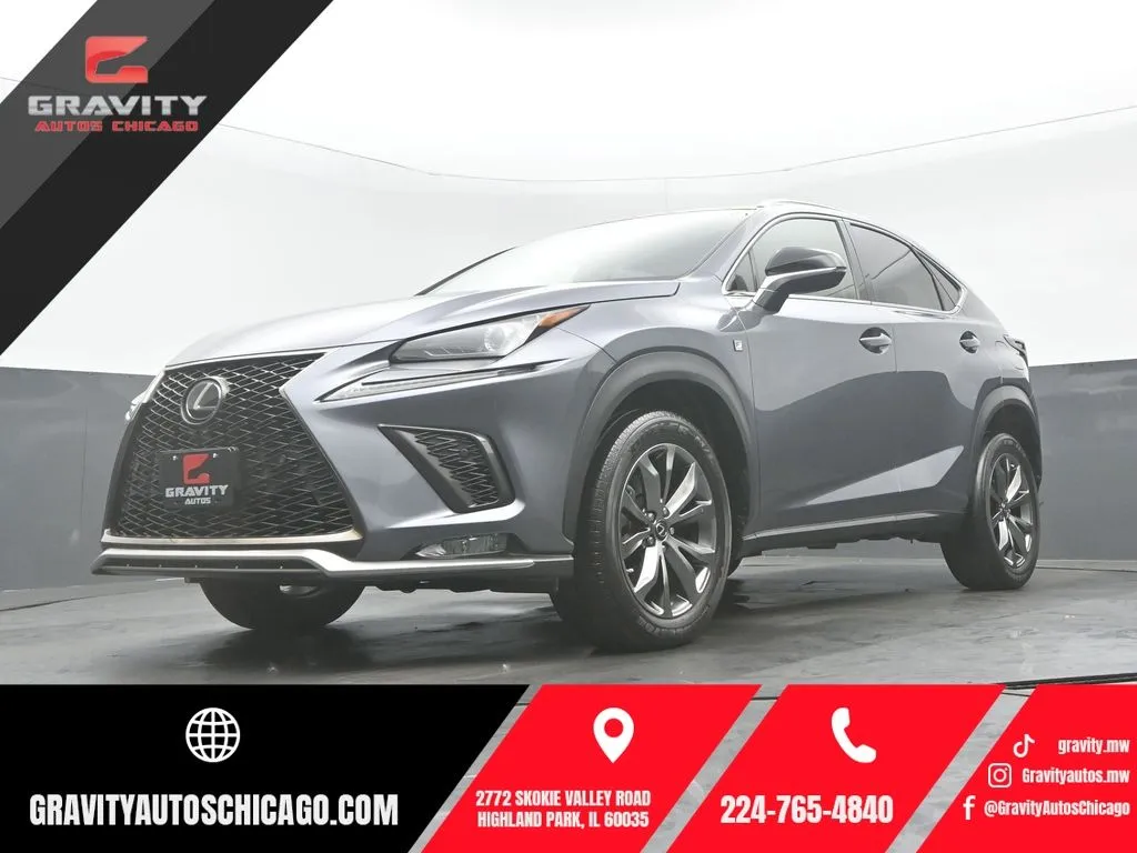 Gray 2021 Lexus NX 300 F Sport for sale in Highland Park, IL