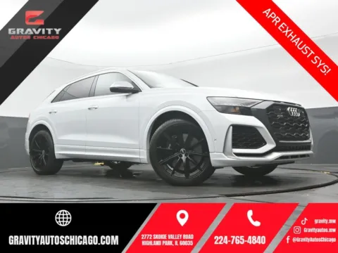 White 2021 Audi RS Q8 4.0T for sale in Highland Park, IL