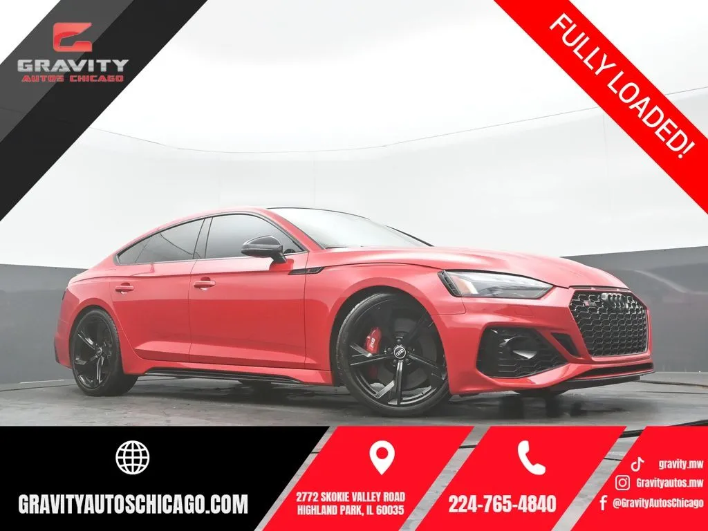 Red 2021 Audi RS 5 2.9T for sale in Highland Park, IL