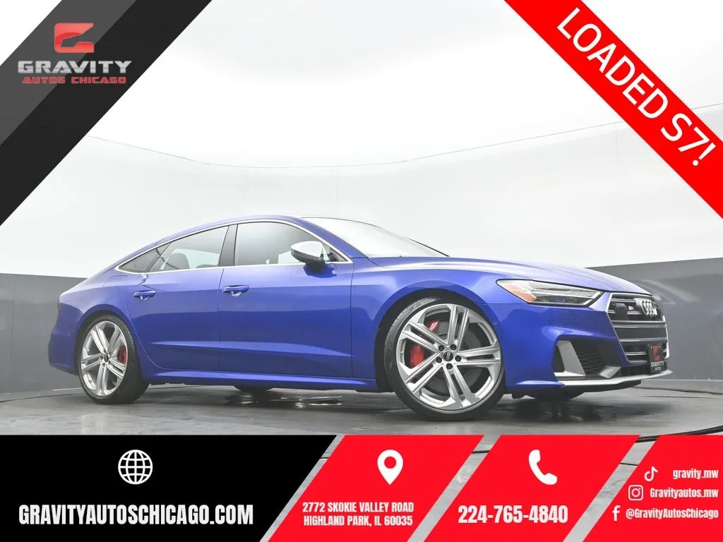 Blue 2023 Audi S7 2.9T Prestige for sale in Highland Park, IL