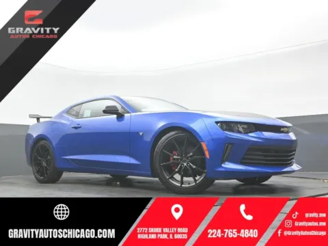 Blue 2017 Chevrolet Camaro 1LT for sale in Highland Park, IL