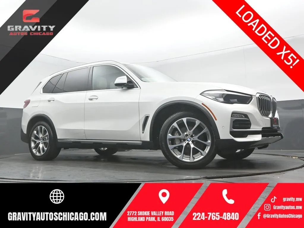 White 2019 BMW X5 xDrive40i for sale in Highland Park, IL