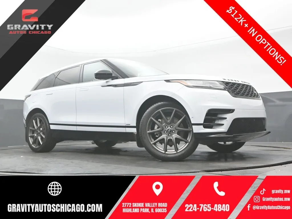 White 2021 Land Rover Range Rover Velar P250 R-Dynamic S for sale in Highland Park, IL