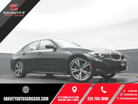 Black 2023 BMW 3 Series 330i xDrive for sale in Highland Park, IL
