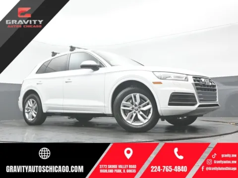 White 2020 Audi Q5 45 Premium for sale in Highland Park, IL