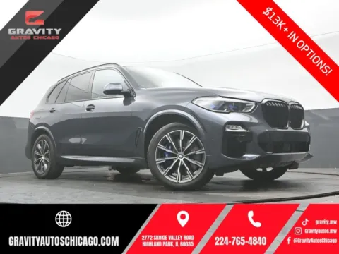 Gray 2019 BMW X5 xDrive50i for sale in Highland Park, IL