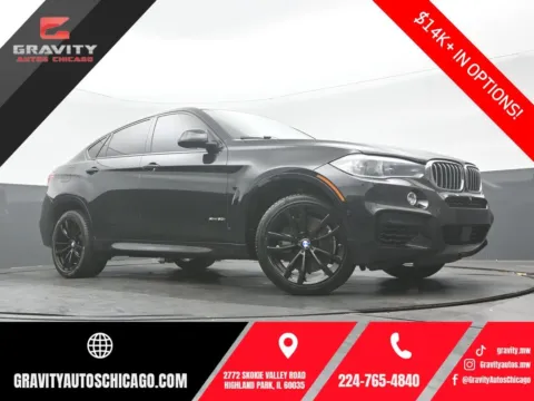 Black 2018 BMW X6 xDrive50i for sale in Highland Park, IL