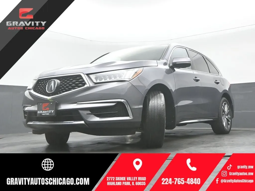 Black 2019 Acura MDX 3.5L Technology Package for sale in Highland Park, IL