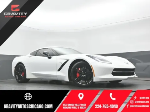 White 2017 Chevrolet Corvette Stingray for sale in Highland Park, IL