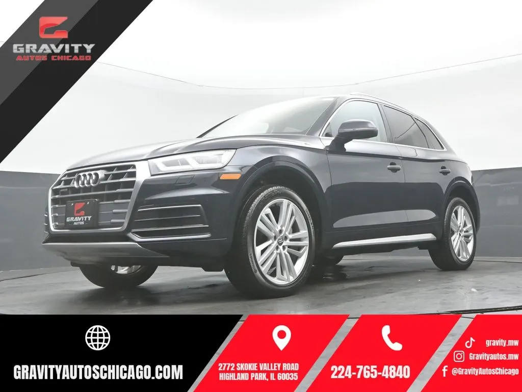 Blue 2019 Audi Q5 2.0T Premium Plus for sale in Highland Park, IL