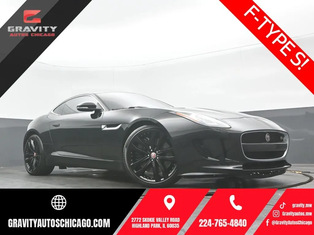 Black 2016 Jaguar F-TYPE S for sale in Highland Park, IL