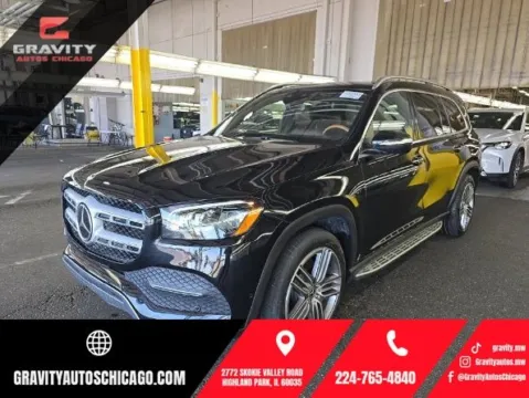 Black 2021 Mercedes-Benz GLS 450 for sale in Highland Park, IL