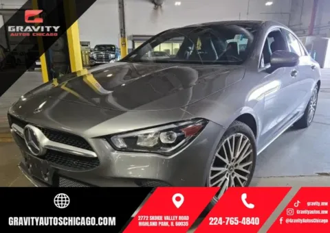Gray 2020 Mercedes-Benz CLA 250 for sale in Highland Park, IL