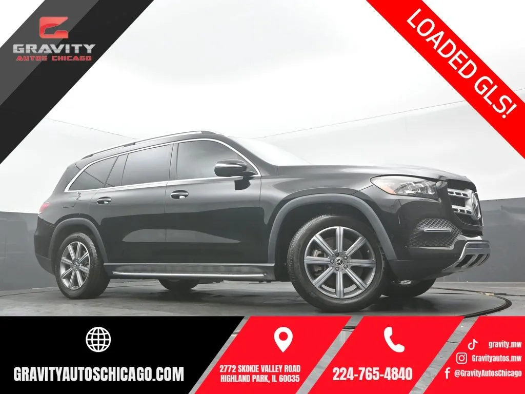 Black 2021 Mercedes-Benz GLS 450 for sale in Highland Park, IL