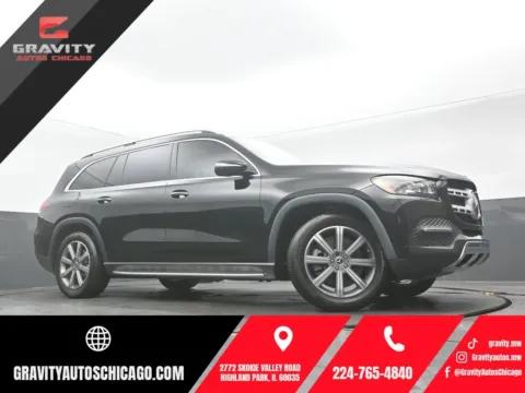 Black 2021 Mercedes-Benz GLS 450 for sale in Highland Park, IL