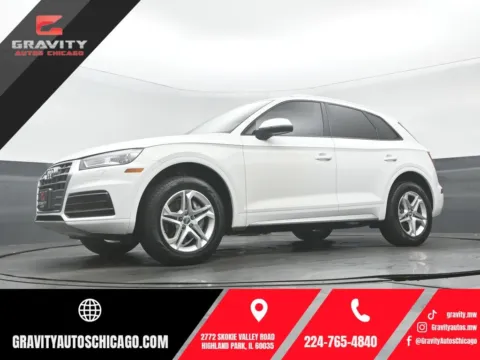 White 2018 Audi Q5 2.0T Premium for sale in Highland Park, IL