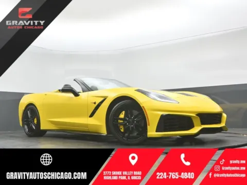 Yellow 2016 Chevrolet Corvette Stingray Z51 for sale in Highland Park, IL