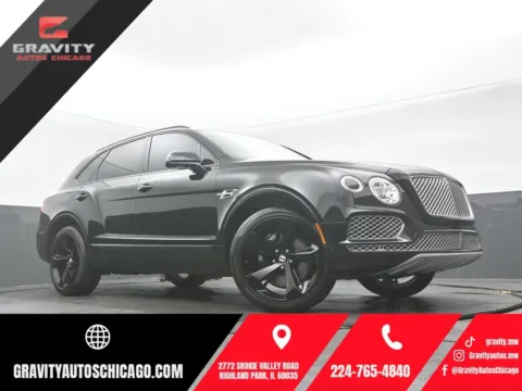 Black 2019 Bentley Bentayga V8 for sale in Highland Park, IL