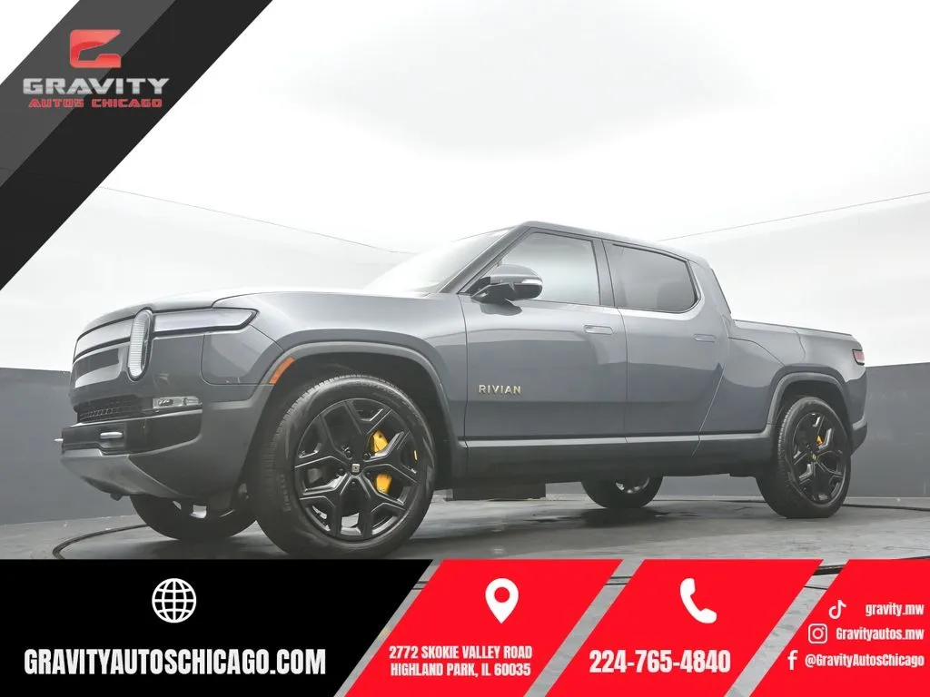 Gray 2024 Rivian R1T Adventure for sale in Highland Park, IL